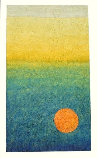 Painting titled "CITRUS GLOW" by Richard Howell, Original Artwork