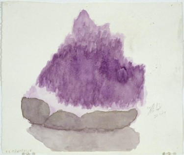 Painting titled "AMETHYSTE" by Therese Richard, Original Artwork, Other