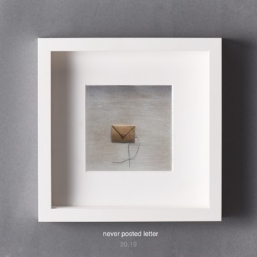 Collages intitulée "never posted letter" par Richart, Œuvre d'art originale, Collages