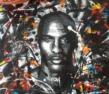 Ζωγραφική με τίτλο "Jordan" από Ricky 400ml, Αυθεντικά έργα τέχνης, Ακρυλικό