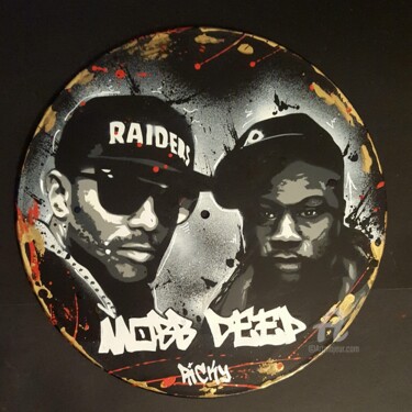 Peinture intitulée "Mobb deep rip Prodi…" par Ricky 400ml, Œuvre d'art originale, Acrylique