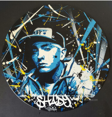 Painting titled "Eminem" by Ricky 400ml, Original Artwork, Acrylic