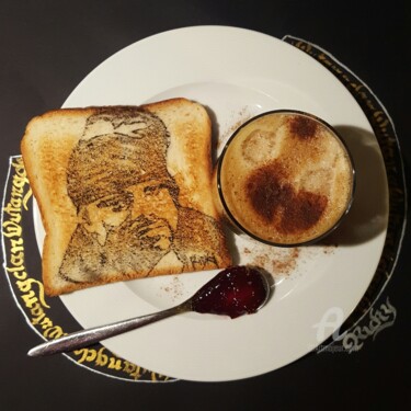 Drawing titled "Toastface killah" by Ricky 400ml, Original Artwork, Other