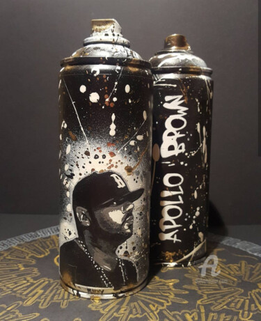 Painting titled "Apollo brown" by Ricky 400ml, Original Artwork, Acrylic