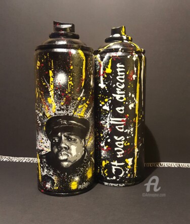 Painting titled "Notorious Big ' it…" by Ricky 400ml, Original Artwork, Acrylic