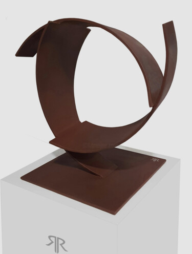 Скульптура под названием "Evolución Dos" - Ricky Reese, Подлинное произведение искусства, Нержавеющая сталь