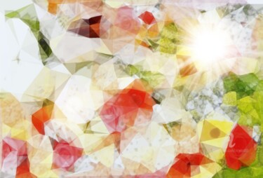 Цифровое искусство под названием "Floral dream" - Richard Ward, Подлинное произведение искусства, Изображение, сгенерированн…