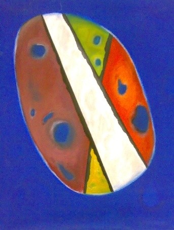 Pintura intitulada "léger" por Ahmed Ktata, Obras de arte originais
