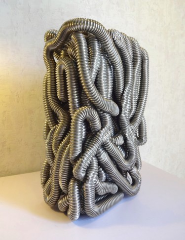 Sculpture titled "Kivahou" by Rikenrob'S, Original Artwork, Metals