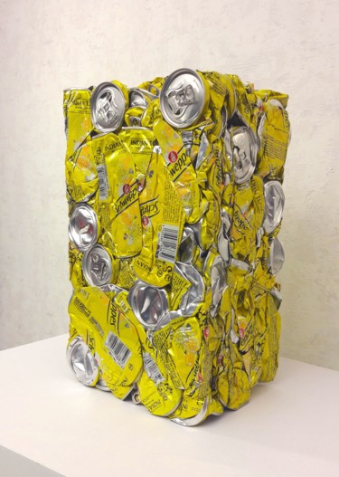 Sculpture intitulée "KolorS Schwepps  -…" par Rikenrob'S, Œuvre d'art originale, Aluminium
