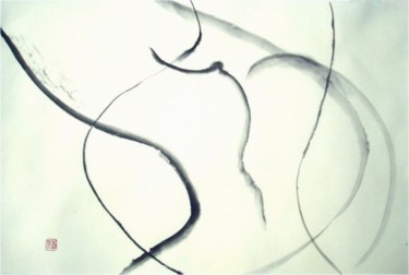 Malerei mit dem Titel "SANS TITRE 195 * TI…" von Rikka Ayasaki, Original-Kunstwerk, Öl