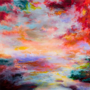 Pittura intitolato "Passions, Firmament…" da Rikka Ayasaki, Opera d'arte originale, Acrilico