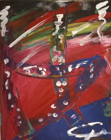 Peinture intitulée "Painting "memoirs o…" par Rikortgallery, Œuvre d'art originale, Acrylique Monté sur Autre panneau rigide