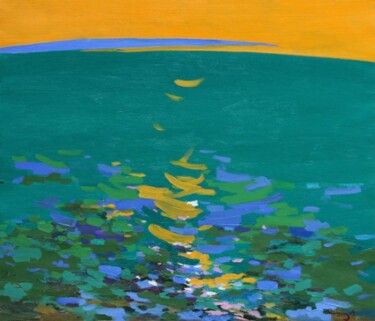 Pintura titulada "The Lake" por Rima Azatyan, Obra de arte original, Oleo