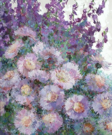 Painting titled "Flowers of field" by Rima Azatyan, Original Artwork, Oil