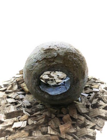 Sculpture intitulée "cratère#2.jpg" par Jeanne Rimbert, Œuvre d'art originale, Céramique