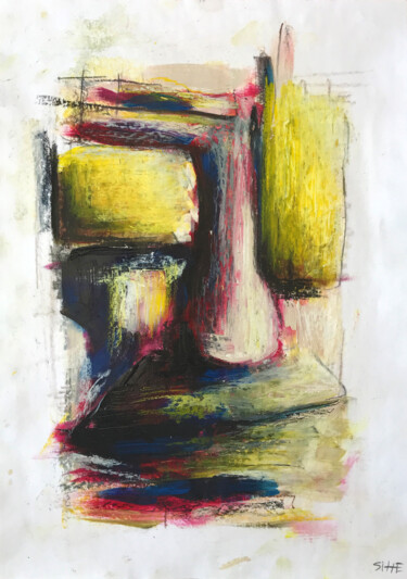 Malerei mit dem Titel "21st century typolo…" von Rimi Sihe, Original-Kunstwerk, Acryl