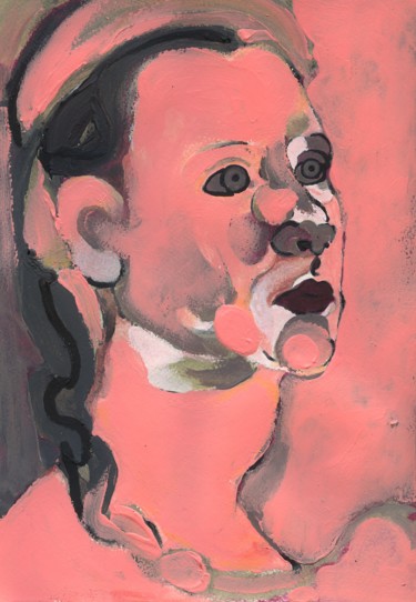 Картина под названием "untitled-scanned-07…" - Ilina, Подлинное произведение искусства, Акрил