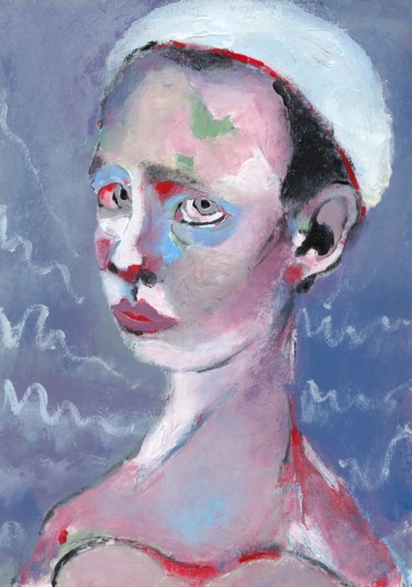 Картина под названием "untitled-scanned-01…" - Ilina, Подлинное произведение искусства, Масло