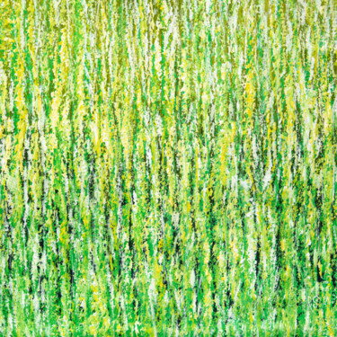 Painting titled "SUNNY HERBS, light…" by Rimma Savina, Original Artwork, Acrylic Mounted on Wood Stretcher frame