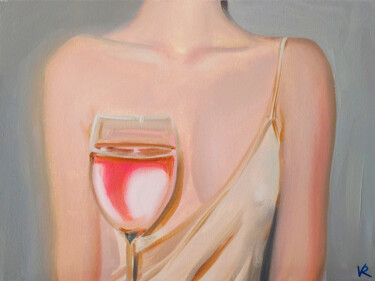 Painting titled "Thirst" by Rina Vinch, Original Artwork, Oil