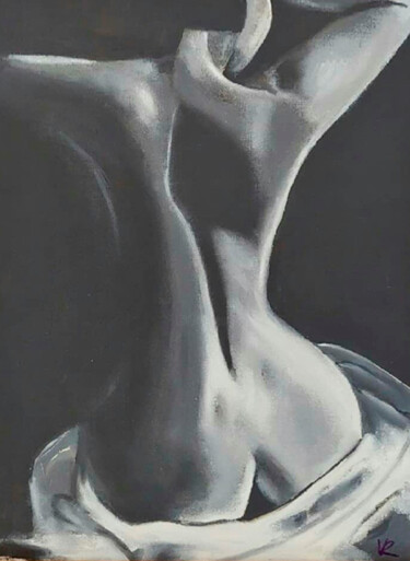 Картина под названием "Mysterious" - Rina Vinch, Подлинное произведение искусства, Масло