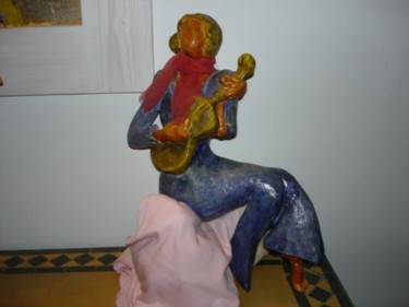 Sculpture intitulée "la musique" par Rina Curiel, Œuvre d'art originale