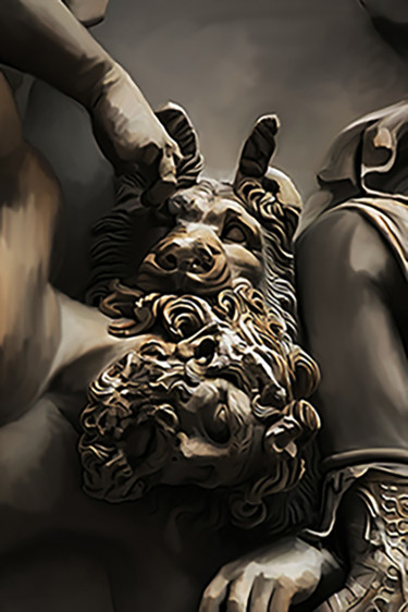 "Dog of Artemis" başlıklı Tablo Rina Lazar tarafından, Orijinal sanat, Akrilik