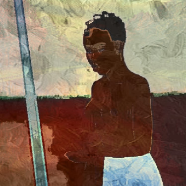 Malerei mit dem Titel "AFRICA" von Dan Rinaldo, Original-Kunstwerk, Gouache