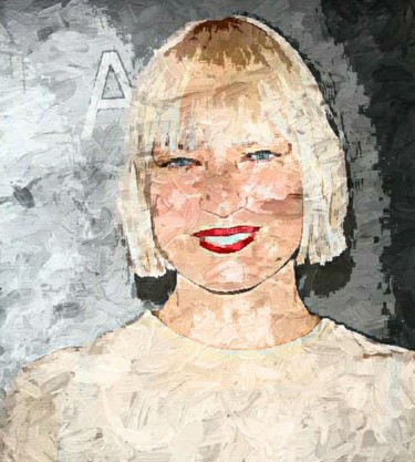 Peinture intitulée "SIA" par Dan Rinaldo, Œuvre d'art originale, Aquarelle