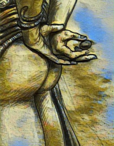 Pintura titulada "RÈGINA" por Dan Rinaldo, Obra de arte original, Tinta