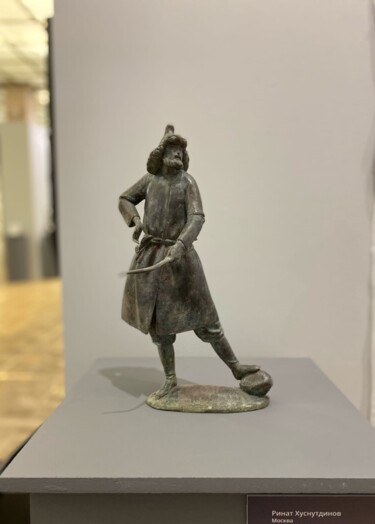 Escultura intitulada "Mergen" por Rinat Khusnutdinov, Obras de arte originais, Bronze