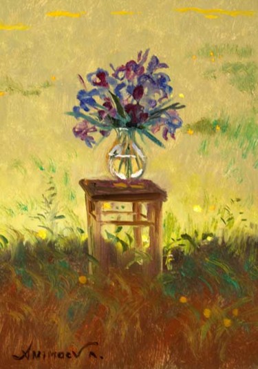 Painting titled "Bouquet nature" by Rinat Animaev, Original Artwork