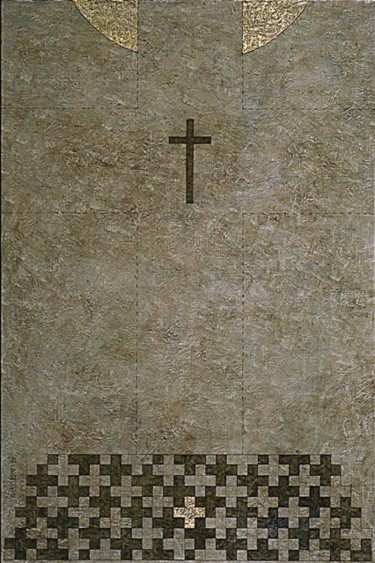 Painting titled "Cross -2" by Rinat Harisov, Original Artwork, Oil
