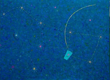 Malarstwo zatytułowany „A blue spring” autorstwa Rinat Harisov, Oryginalna praca, Akryl