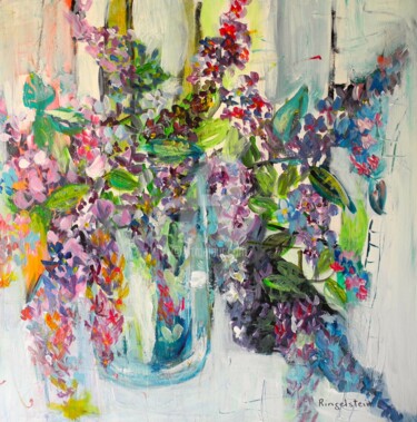 Peinture intitulée "lilas-de-caussols.j…" par Christine Ringelstein, Œuvre d'art originale, Acrylique