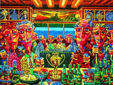 Pintura titulada "La Copa" por Delmar, Obra de arte original, Oleo