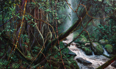 Confluencias 12 Peinture intitulée "Confluencias 12" par Rios, Œuvre d'art originale, Acrylique Monté sur Châssis