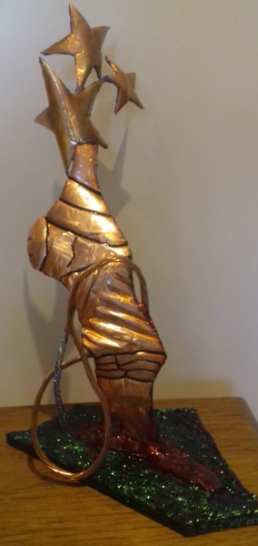 Sculpture intitulée "" Analemme"" par Riquet Faure, Œuvre d'art originale, Bronze