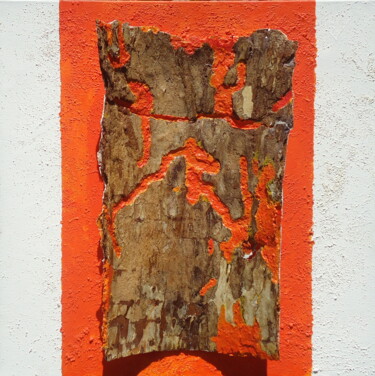 Painting titled "Bark" by Rita, Original Artwork, Acrylic