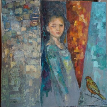 제목이 "Mosaico n.1"인 미술작품 Rita Degli Esposti로, 원작, 기름