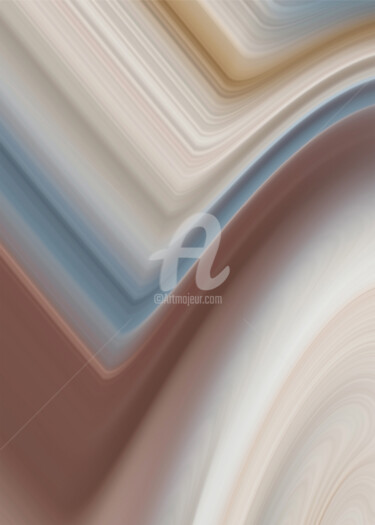 Digital Arts titled "Agate Stone Digital…" by Rita Kapitulski, Original Artwork, Digital Painting