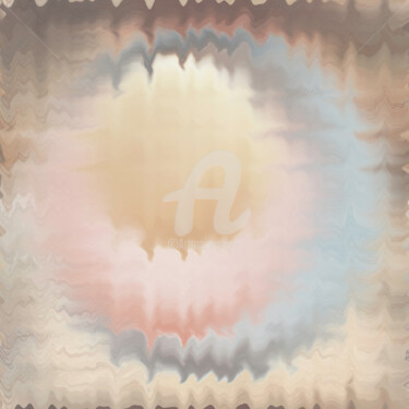 Digitale Kunst mit dem Titel "Abstract Circles Pa…" von Rita Kapitulski, Original-Kunstwerk, Digitale Malerei