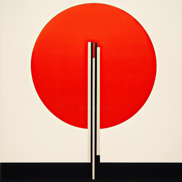 Digital Arts με τίτλο "Harmony of minimali…" από Rita Ko, Αυθεντικά έργα τέχνης, Ψηφιακή ζωγραφική