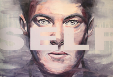 Картина под названием "SELF" - Rita Melo, Подлинное произведение искусства, Масло