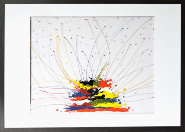 Peinture intitulée "Ode à la joie" par Rita Vandenherrewegen, Œuvre d'art originale, Acrylique Monté sur Plexiglas