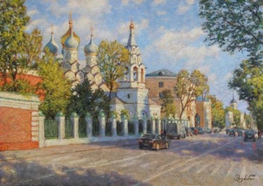 Painting titled "Ясный день." by Igor Razzhivin, Original Artwork, Oil