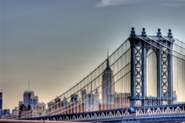 Fotografía titulada "Manhattan Bridge" por Rivierakris, Obra de arte original, Foto-montaje