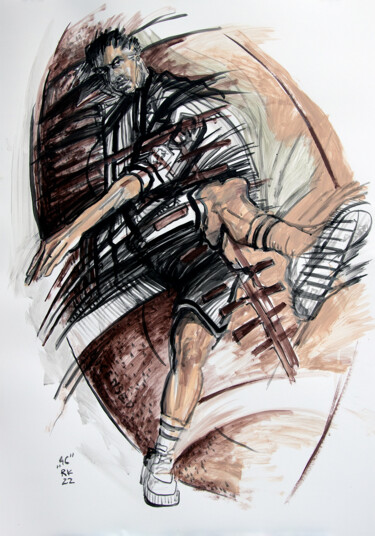 Рисунок под названием "46 -RK22" - Robert Kasprzyk, Подлинное произведение искусства, Акрил