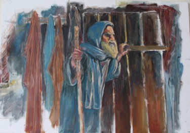 Painting titled "Bekleyiş" by Ramazan Kabakcı, Original Artwork, Other